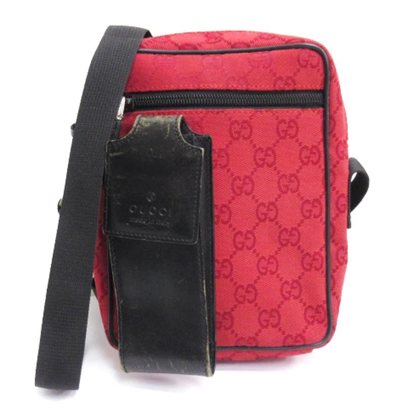 GUCCI グッチ ショルダーバッグ GG 018・1619 キャンバス/レザー