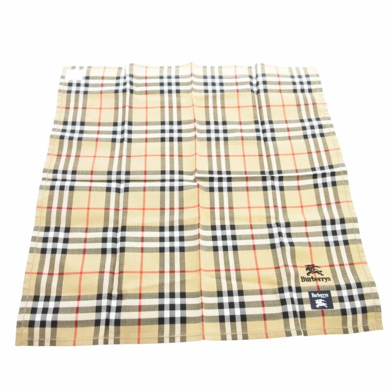BURBERRY 未使用品 バーバリー タグ付き ハンカチおまとめ2点 BURBERRY 未使用品 バーバリー タグ付き ハンカチおまとめ2点