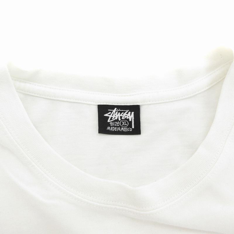 STUSSY（ステューシー） STUSSY Tシャツ 半袖 ロゴプリント XL 白 /JS