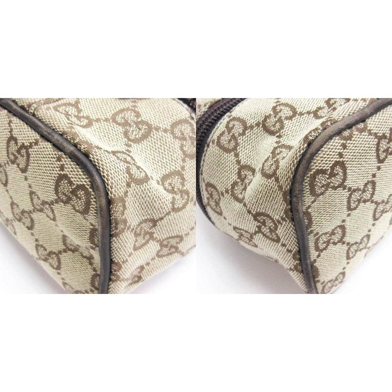 GUCCI グッチ GGキャンバス 巾着 ポーチ ミニハンドバッグ GUCCI グッチ GGキャンバス 巾着 ポーチ ミニハンドバッグ