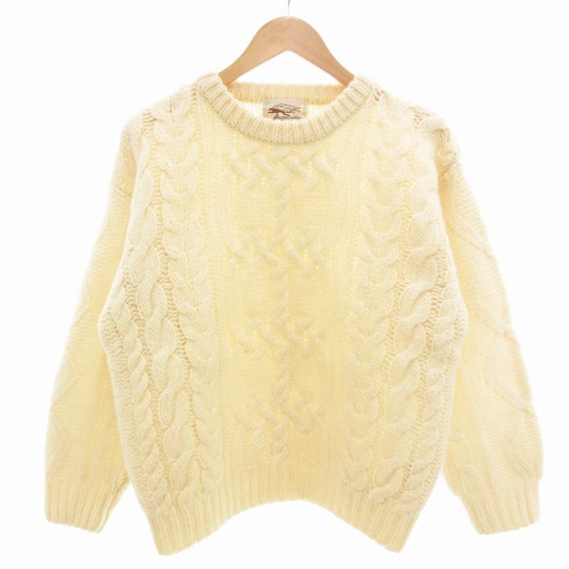 Ancestress ヴィンテージ ケーブルニット セーター ウール F
