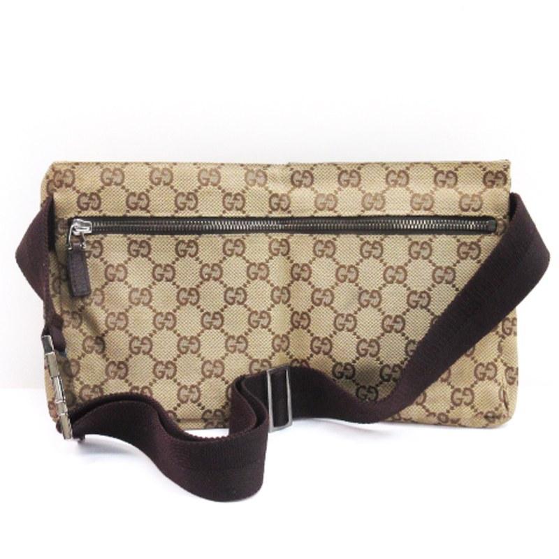 GUCCI（グッチ） GUCCI GGキャンバス ウエストバッグ ポーチ ボディ
