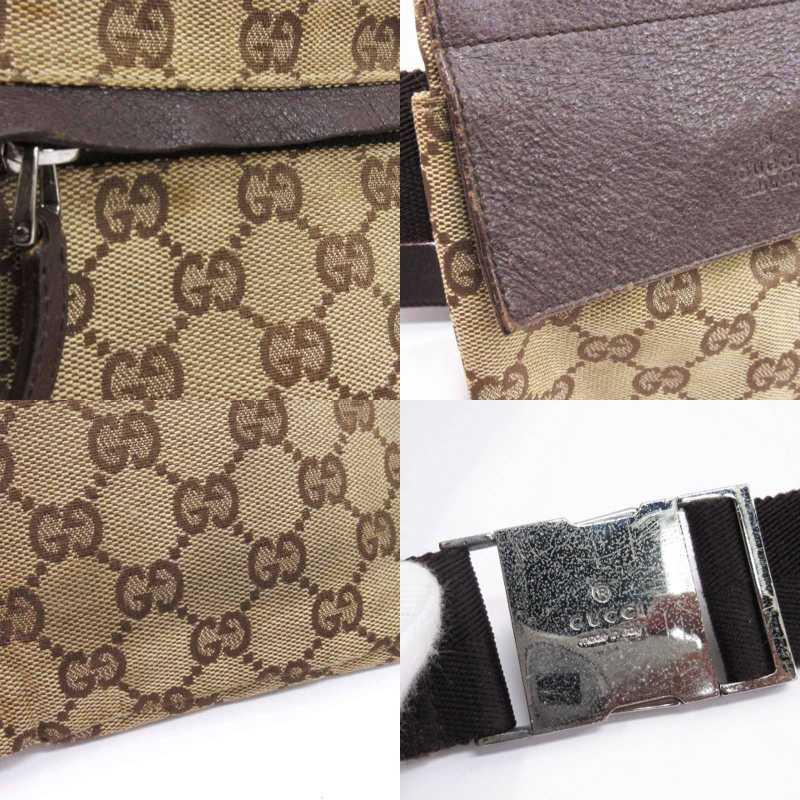 GUCCI（グッチ） GUCCI GGキャンバス ウエストバッグ ポーチ ボディ