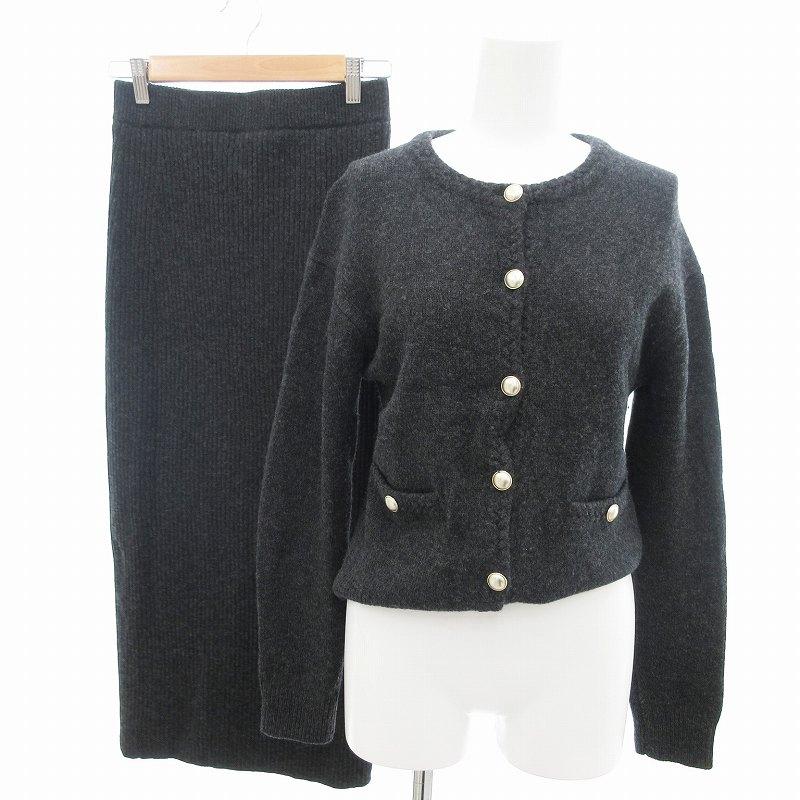 新品　プラステ　ノーカラー　タイトスカートセットアップ 新品 プラステ ノーカラー タイトスカートセットアップ 公式