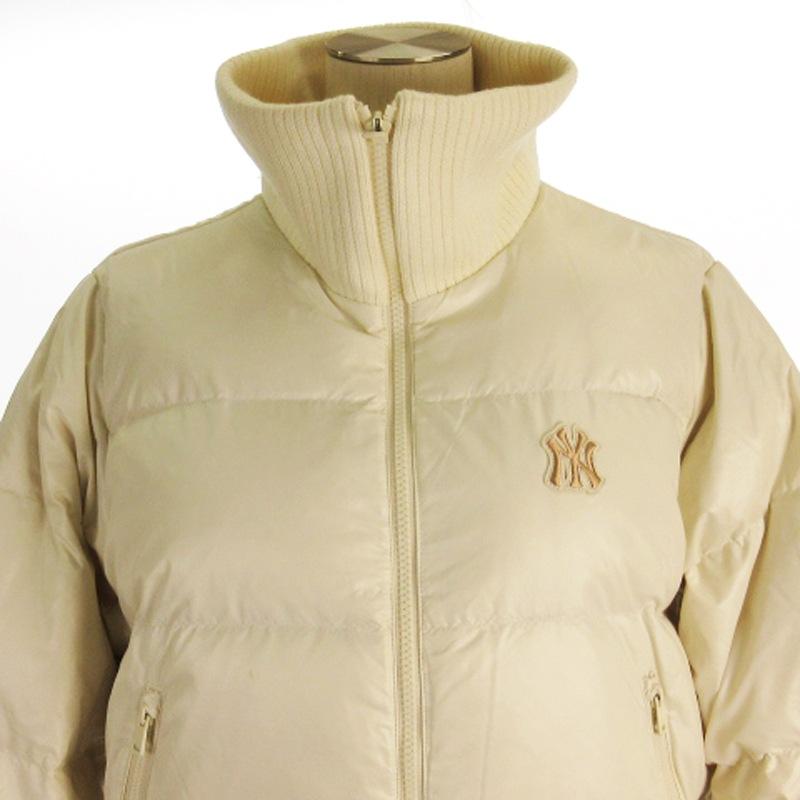 MLB ニューヨークヤンキース ダウンジャケット ジップアップ アイボリー S レディース |  | 01