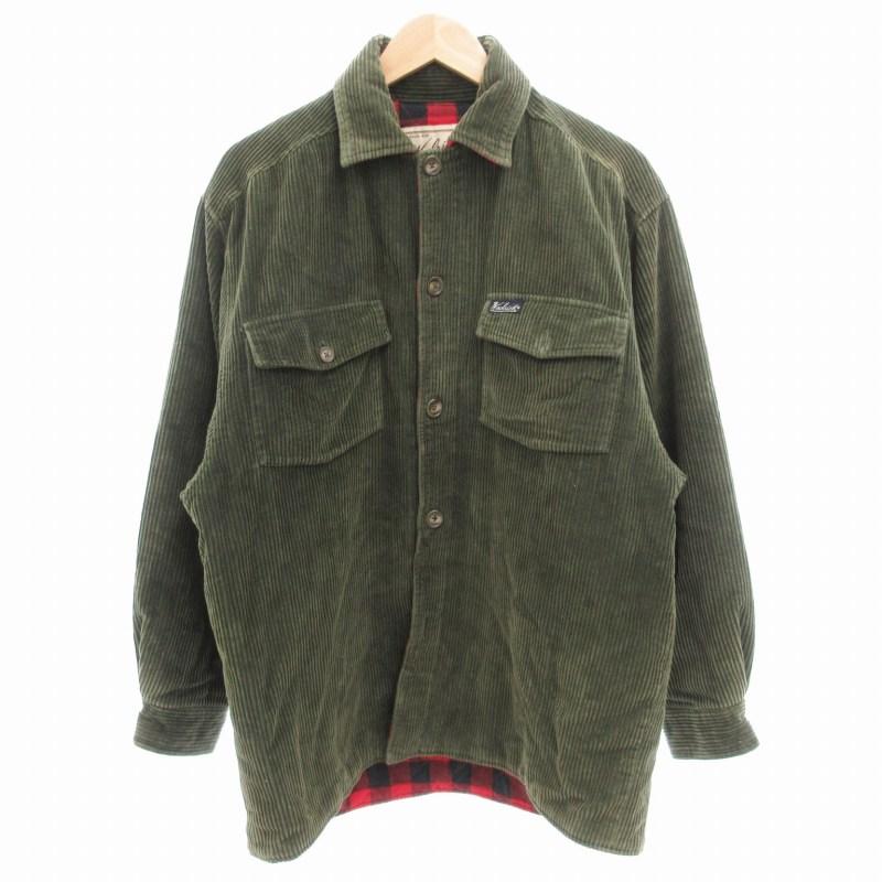 00s Woolrich コーデュロイ 裏フリース シャツジャケット ゆるだぼ USA