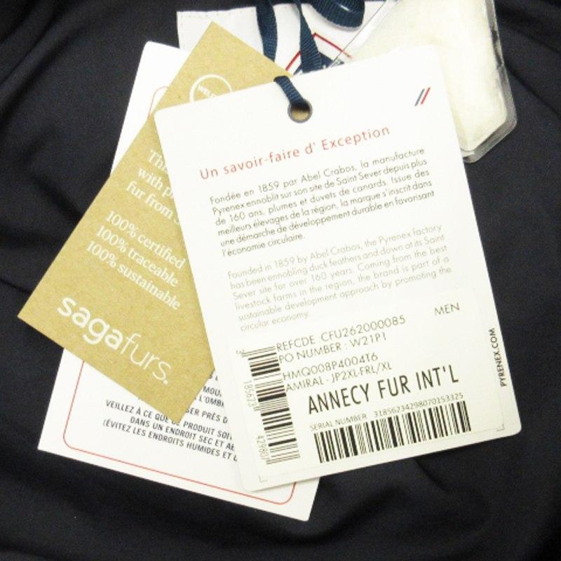 未使用品 ピレネックス Pyrenex タグ付き ANNECY アナーキー