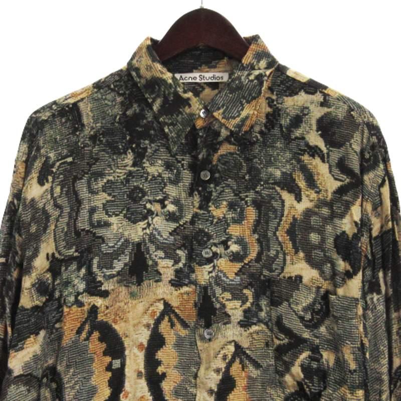 Graphpaper◇21SS/Oxford Oversized S/S B.D Shirt/FREE/NVY/GM211