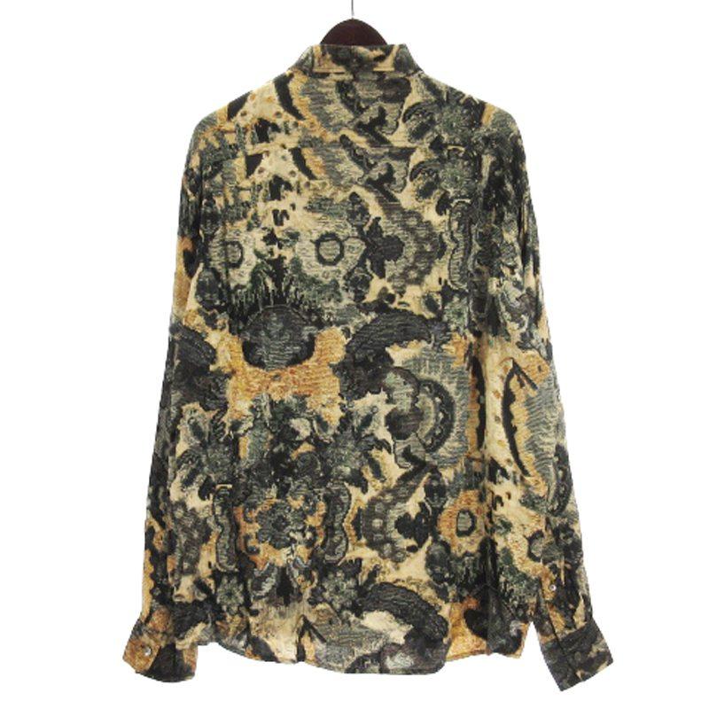 WACKO MARIA◇半袖シャツ/XXL/レーヨン/ホワイト/総柄/Revenge/ELLEN