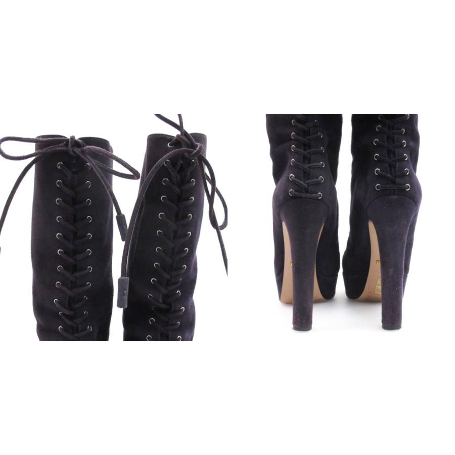 PRADA（プラダ） レースアップ ブーツ ハイヒール プラットフォーム
