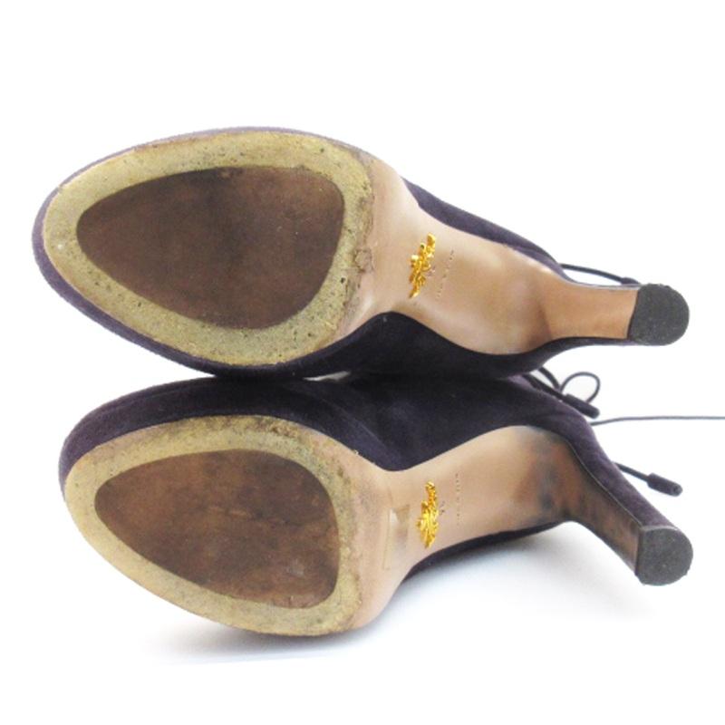 PRADA（プラダ） レースアップ ブーツ ハイヒール プラットフォーム