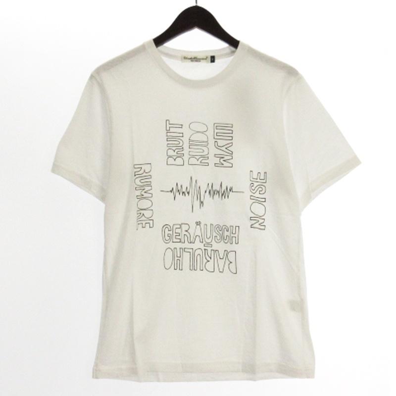 UNDERCOVERISM ホワイト Tシャツ 希少サイズ2 /アンダーカバー 未使用品 アンダーカバーイズム UNDERCOVERISM タグ付き プリント T