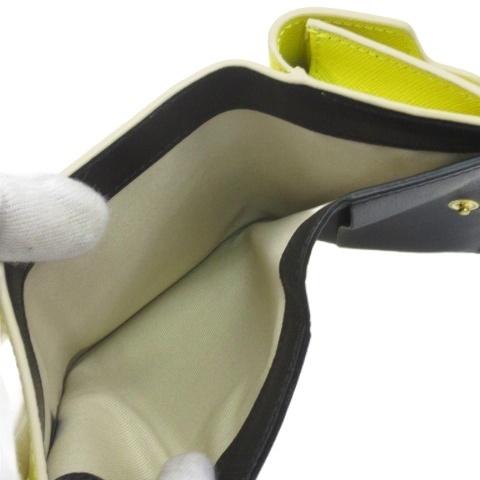 MARNI マルニ レザー 三つ折り財布 イエロー PFMOW02U07 LV520  