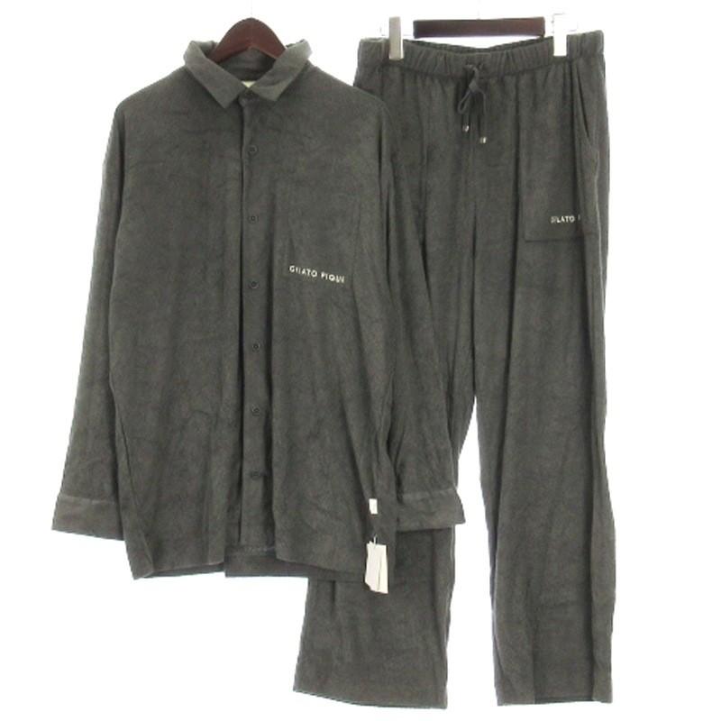 【未使用、タグ付き】GELATO PIQUE ルームウェアセット 未使用品 ジェラートピケ gelato pique タグ付き セットアップ パイル