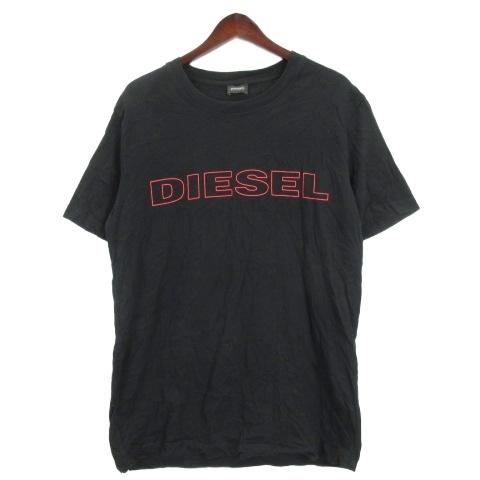 DIESEL（ディーゼル） DIESEL Tシャツ 半袖 プリント ブラック M
