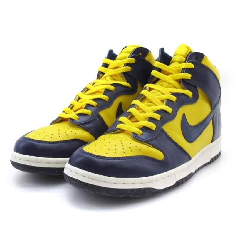 ナイキ　ダンクハイ　ミシガン　98年 NIKE（ナイキ） NIKE 98年製 DUNK HIGH LE MICHIGAN ダンクハイ