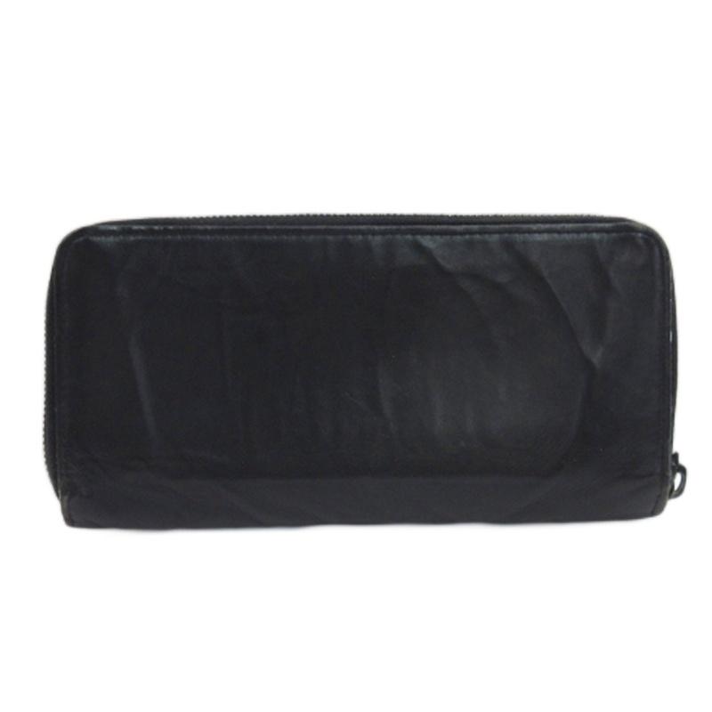 c*】様 Louis Vuitton ブラック レザー 長財布