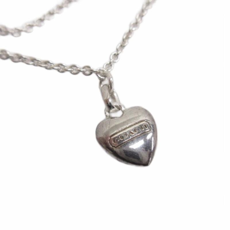 COACH（コーチ） ネックレス ハートモチーフ 925 シルバー 計10.5g