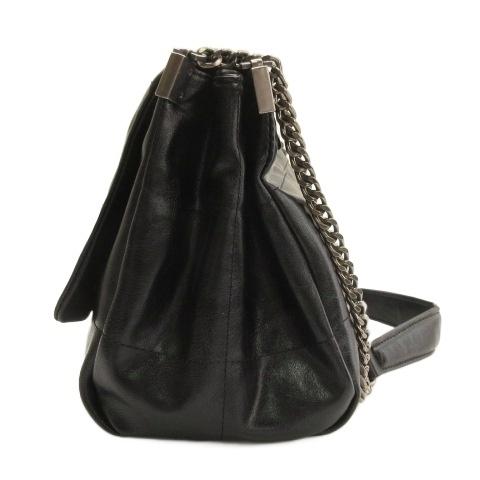 ZARA（ザラ） ショルダーバッグ フェイクレザー ブラック 251021E 鞄