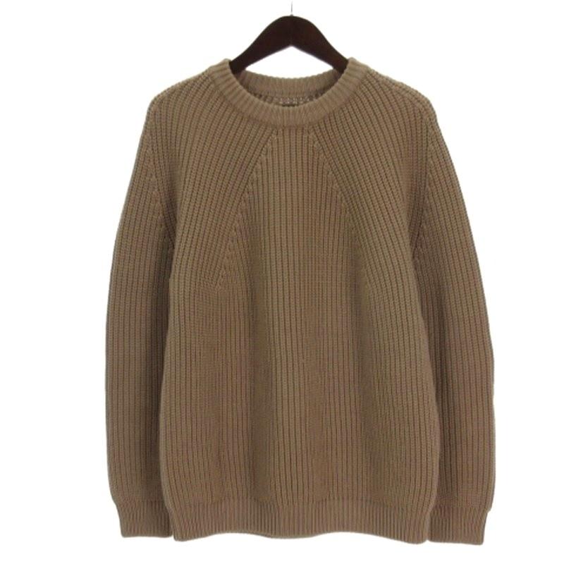 バトナー BATONER 23AW クルーネック ニット セーター ウール BN-21FW