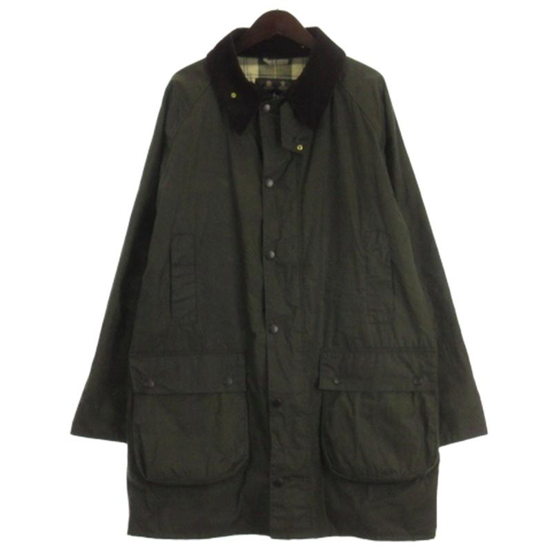 【中古】バブアー Barbour LIGHTWEIGHT GAMEFAIR ライトウェイト コート 裏地チェック 222MWX2132 カーキ 44 メンズ バブアー Barbour LIGHTWEIGHT GAMEFAIR ライトウェイト コート 裏地