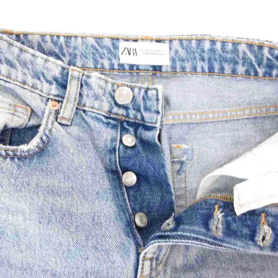ZARA（ザラ） デニムパンツ ジーンズ ボタンフライ 32 インディゴ