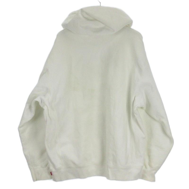 【美品】シュプリーム ボックス ロゴ フーディー スウェットシャツ ホワイト 美品】シュプリーム ボックス ロゴ フーディー スウェットシャツ