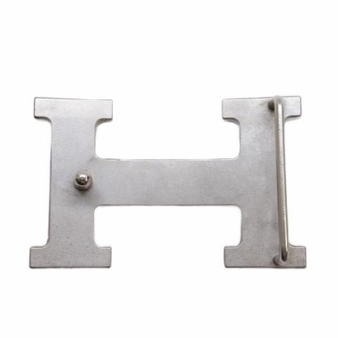 HERMES エルメス Hギヨシェ バックルのみ シルバーカラー ☆AA  