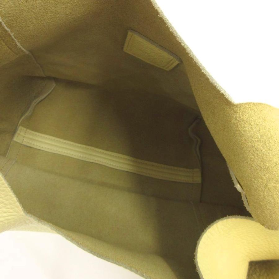 【中古】ラドロー LUDLOW ハンドバッグ スカラップ シュリンクレザー シボ革 黄 イエロー /JS レディース ラドロー LUDLOW ハンドバッグ スカラップ シュリンクレザー シボ革 黄