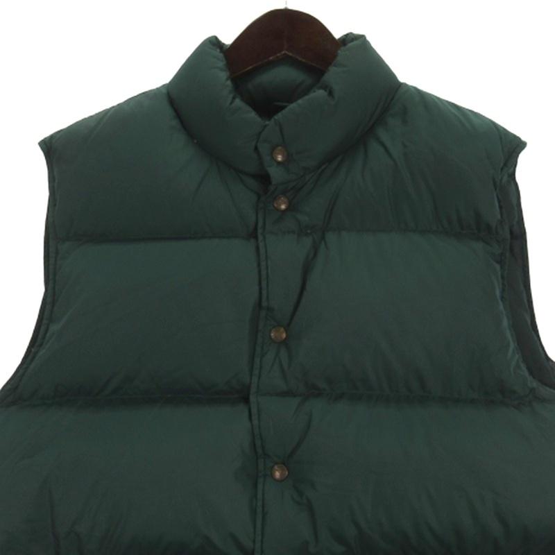 エルエルビーン L.L.BEAN ダウンベスト グリーン L メンズ : ブランド