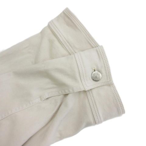 モラビト MORABITO ノーカラー 刺繍 ジャケット ストレッチ 38  