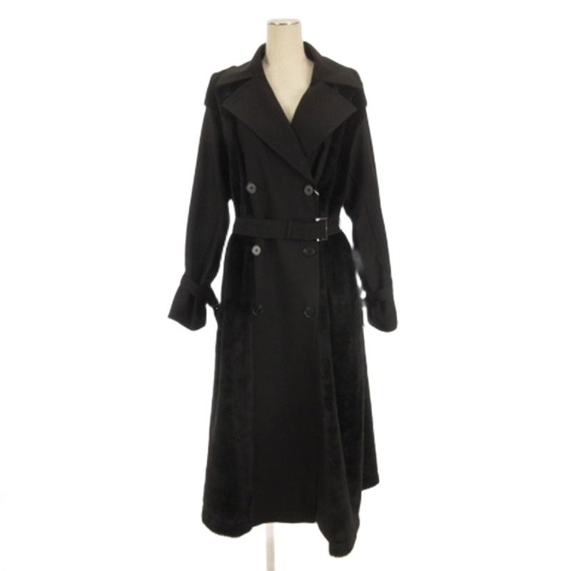 未使用品 ハレ HARE タグ付き フェイクファー ドッキング コート