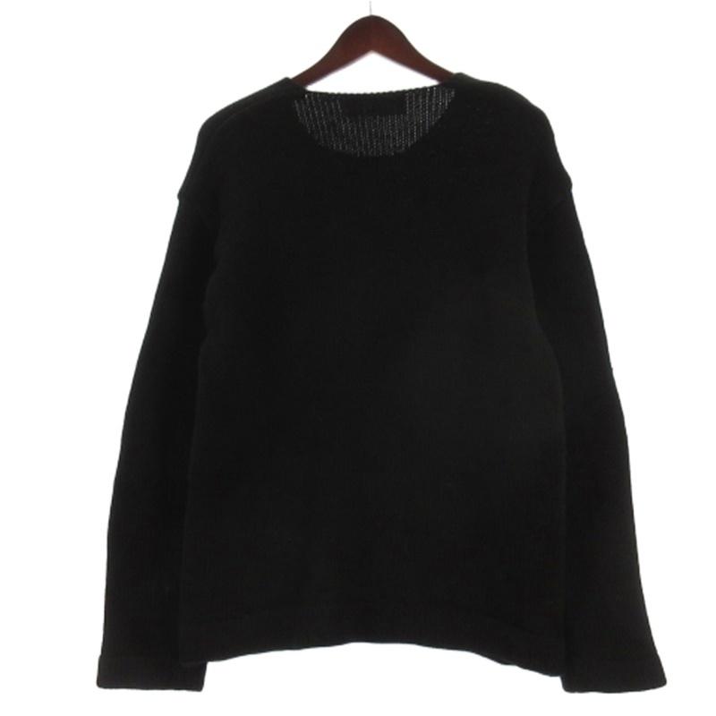 コムデギャルソン ニット プレイ コムデギャルソン 黒ハート Vネックニット-グレー-ユニセックス