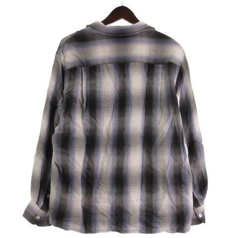 WACKO MARIA（ワコマリア） オンブレチェック オープンカラー シャツ
