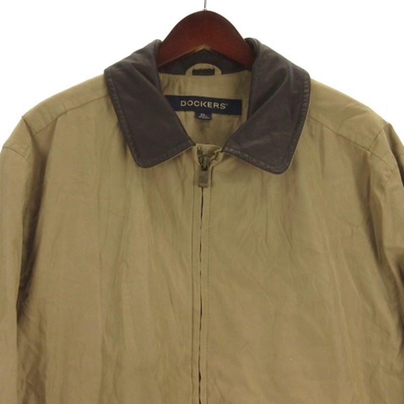 ドッカーズ DOCKERS 中綿 ジャケット 裏フリース ベージュ XL メンズ