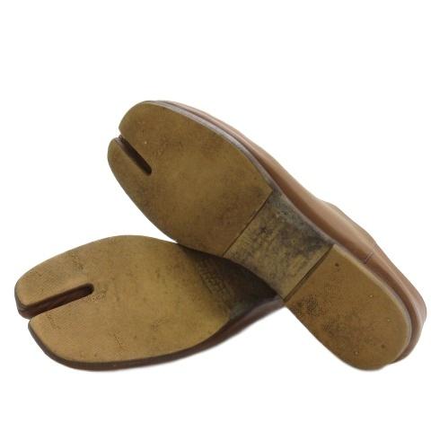 【中古】メゾンマルジェラ 22 Maison Margiela 22 足袋 タビ シューズ スリッポン S57WR0051 ブラウン 44 29cm メンズ メゾンマルジェラ 22 Maison Margiela 足袋 タビ シューズ スリッポン