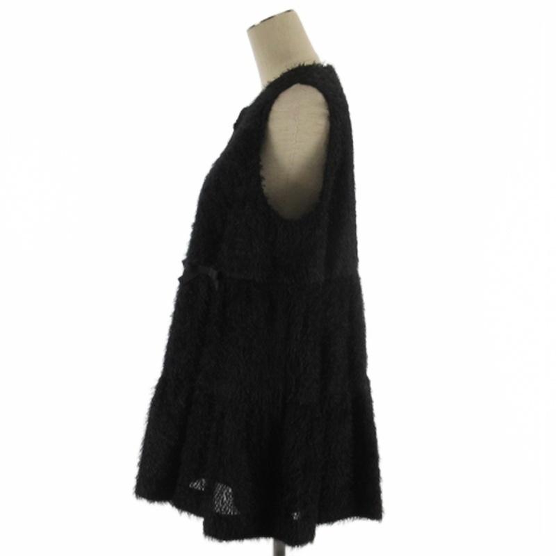 エムズグレイシー M'S GRACY 25AW ティアード ジップアップ ジレ