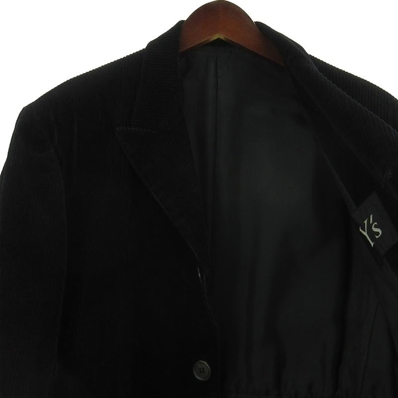Y's Yohji Yamamoto テーラードジャケット ブラック サイズ2 Y's for men ヨウジヤマモト テーラードジャケット ブラック 2 Y's for