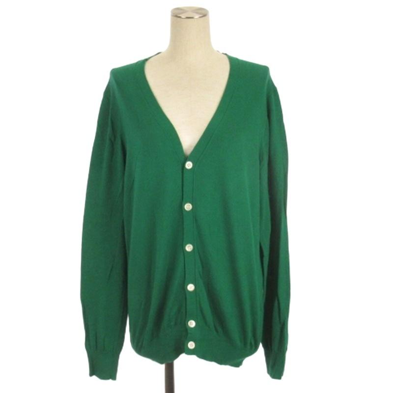 スローン SLOANE Vネック ニット カーディガン グリーン 3 □GY43