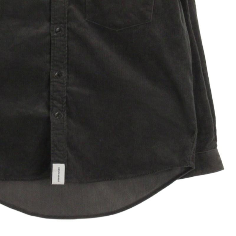 ディセンダント DESCENDANT コーデュロイシャツ 長袖 ボタンダウン