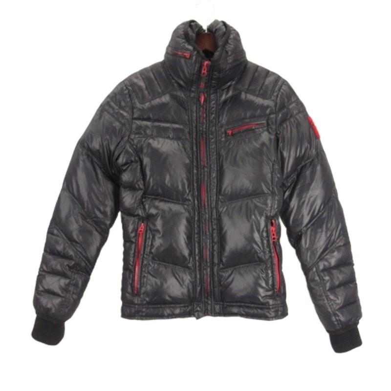 DIESEL リバーシブル ダウンジャケット ジップデザイン ディーゼル M 黒 DIESEL（ディーゼル） 【SALE】【並行輸入品】ディーゼル ブルゾン