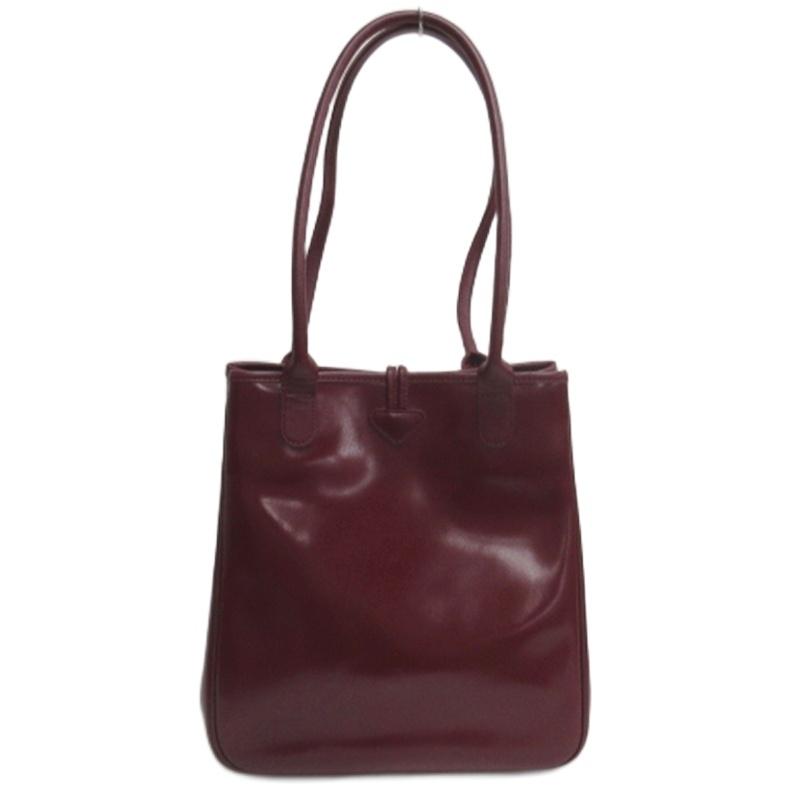 LONGCHAMP（ロンシャン） ロゾ トート バッグ セミショルダー ボルドー