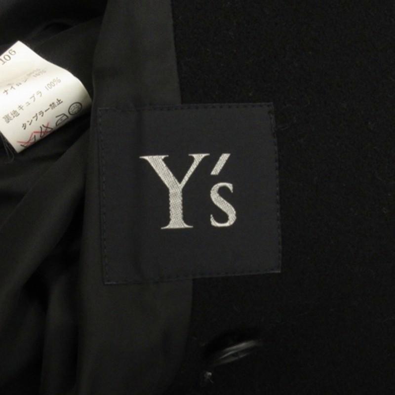 Y's（ワイズ） ヨウジヤマモト Pコート ダブル ウール混 YW-C08