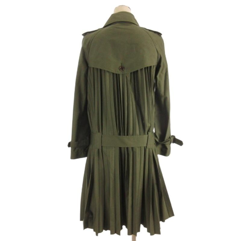 ジュンヤワタナベ コート AD2015 変形 4ボタン M 日本製 ジュンヤワタナベ JUNYA WATANABE プリーツ トレンチコート ロング JQ