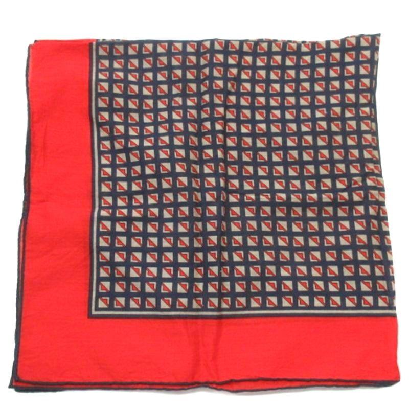 Christian Dior（クリスチャン・ディオール） 大判 スカーフ レッド