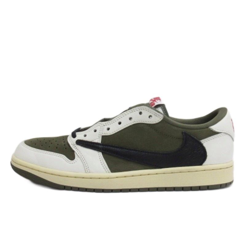 Travis × Nike PS Air Jordan 1 Low OG SP NIKE AIR JORDAN 1 LOW OG SP PS×TRAVIS SCOTT -MEDIUM OLIVE- – KICKS