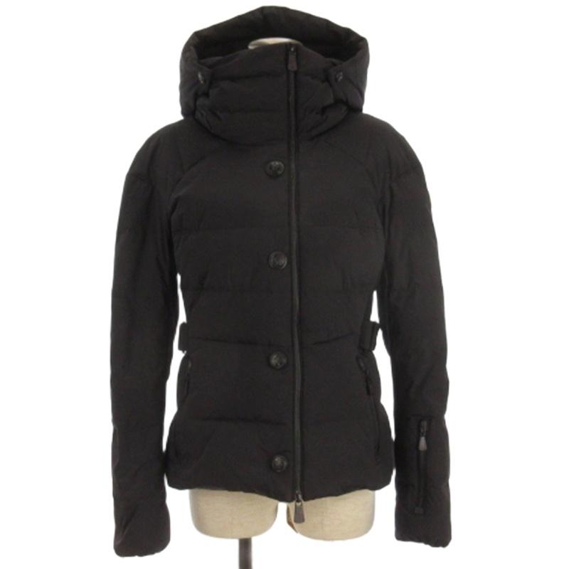 【中古】モンクレール GRENOBLE GUYANE ギヤン ダウンジャケット フーディ ジップアップ C20984530785 ブラック 3 MONCLER（モンクレール） MONCLER GRENOBLE GUYANE ギヤン ダウン