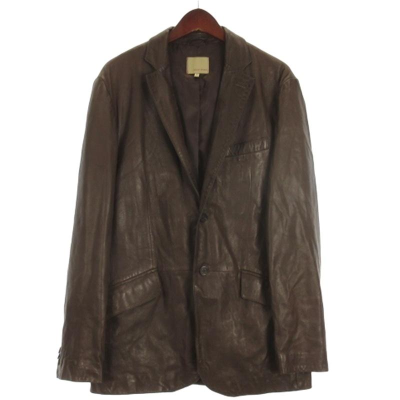 バナナリパブリック BANANA REPUBLIC ラムレザー シングル ジャケット