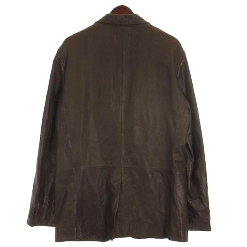 バナナリパブリック BANANA REPUBLIC ラムレザー シングル ジャケット