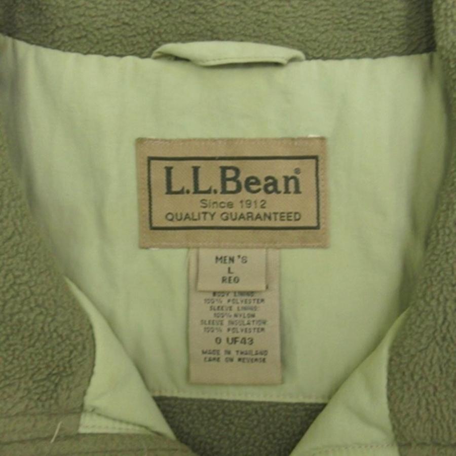 エルエルビーン L.L.BEAN ナイロンジャケット ブルゾン 裏フリース 中